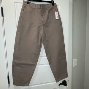 NWT Splendid Women's Flare & Wide Barrel Leg Jeans in Mocha/taupe